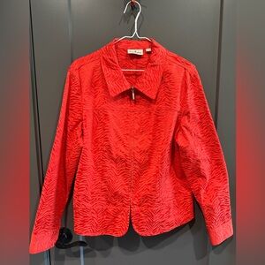 Patchington Vibrant Red Zebra Jacket